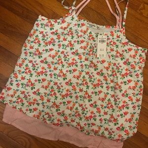 Abercrombie Kids NWT floral tank